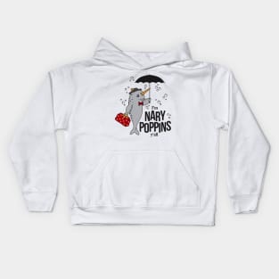 I'm Nary Poppins y'all Not Dabbing, Funny Parody Narwhal Kids Hoodie